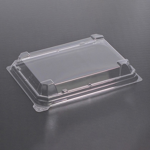 リスパック お重容器 バイオデリカ 枠重 スマート嵌合蓋 40 OC クリアー防曇 50枚/袋(ご注文単位18袋)【直送品】