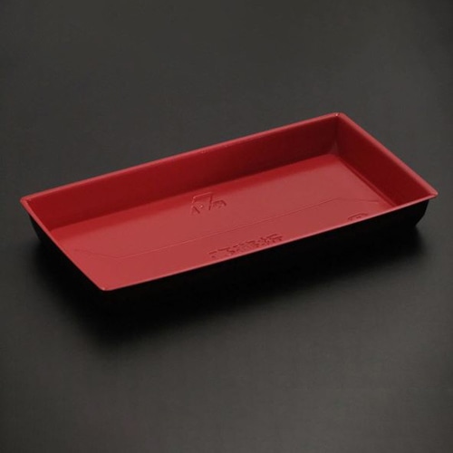 リスパック 寿司容器　豪華折　本体 2-5B 黒紅朱 50枚/袋（ご注文単位10袋）【直送品】