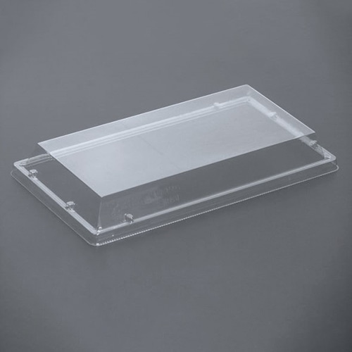 リスパック 寿司容器 豪華折 外嵌合蓋 2-5 OC クリアー防曇 50枚/袋(ご注文単位10袋)【直送品】