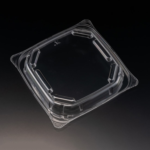 リスパック 丼容器　バイオのぞみ　内嵌合蓋 角170　OC内 クリアー防曇 50枚/袋（ご注文単位12袋）【直送品】