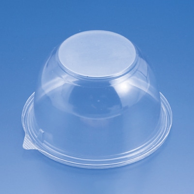 リスパック デザート容器 バイオカップ ベルル 本体 3号 B クリアー防曇 PBPM627 50個/袋（ご注文単位9袋）【直送品】