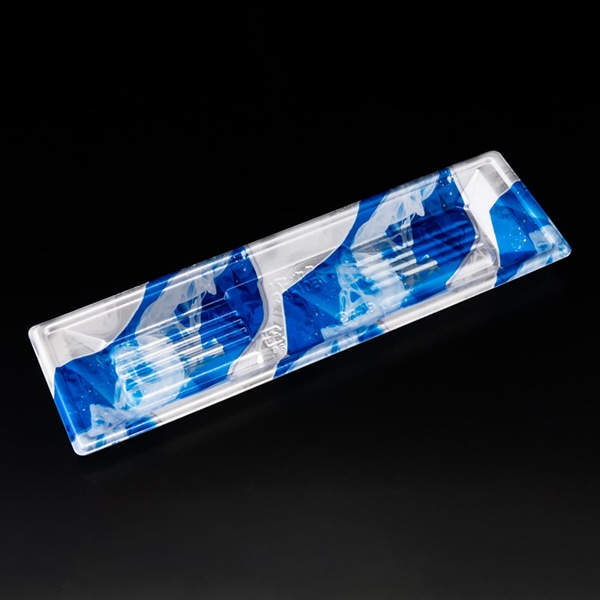 リスパック 寿司容器 万角 本体 33-10B きりり青 RSAK447 50枚/袋（ご注文単位20袋）【直送品】