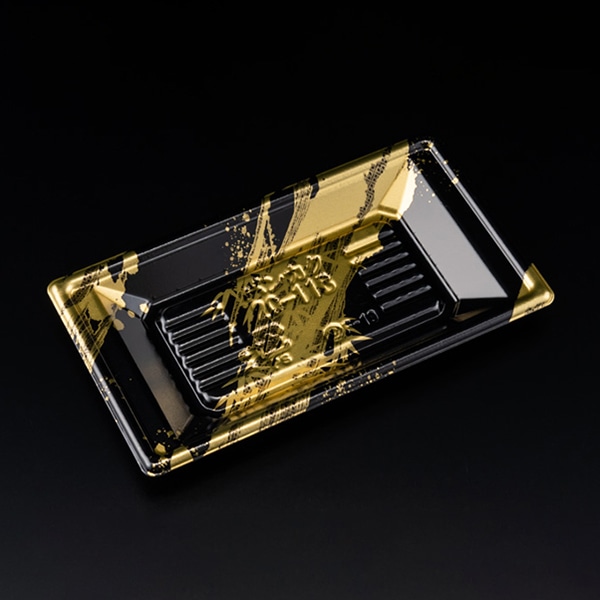 リスパック 寿司容器 万角 本体 20-11B らいらく金 RASK241 50枚/袋（ご注文単位20袋）【直送品】