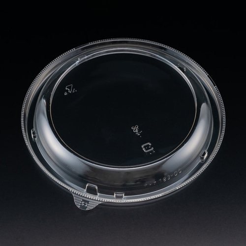 リスパック 冷麺容器 ニュートボール ティナ 内嵌合蓋 183-OC PYBM590 50枚/袋（ご注文単位12袋）【直送品】