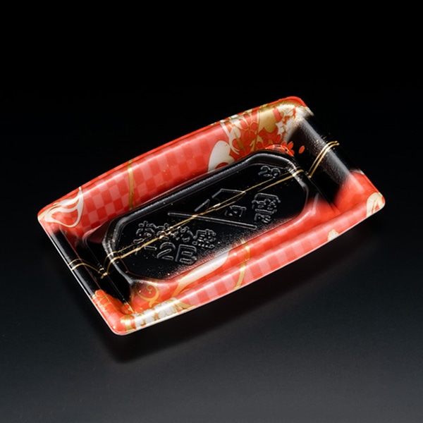 リスパック 寿司容器 おさめ盛 本体 1-2B おとわピンク RSAN035 50枚/袋（ご注文単位21袋）【直送品】