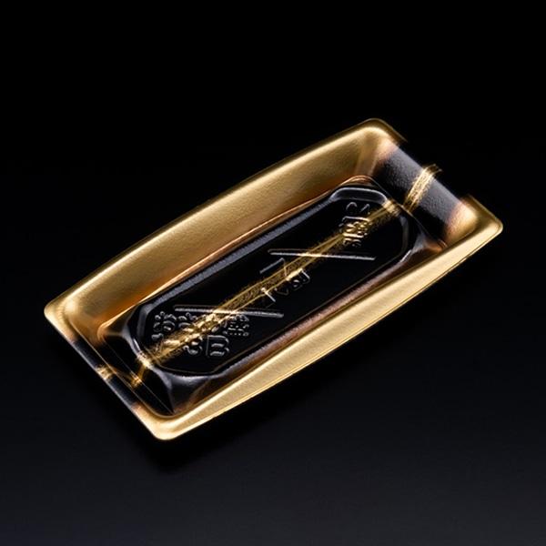 リスパック 寿司容器 おさめ盛 本体 1-3B せいえい金 RSAN062 50枚/袋（ご注文単位16袋）【直送品】