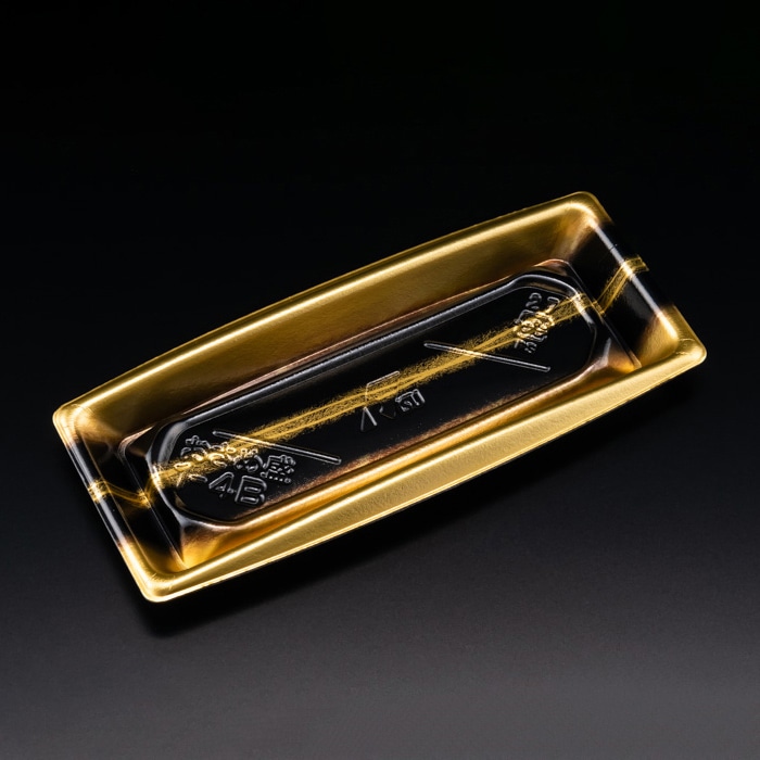 リスパック 寿司容器 おさめ盛 本体 1-4B せいえい金 RSAN102 50枚/袋(ご注文単位14袋)【直送品】