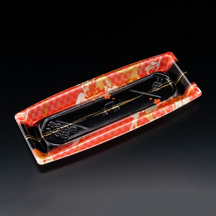 リスパック 寿司容器 おさめ盛 本体 1-5B おとわピンク RSAN135 50枚/袋(ご注文単位14袋)【直送品】