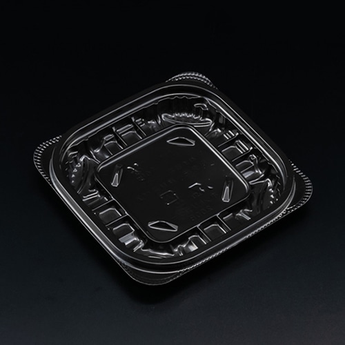 リスパック 惣菜容器 バイオ ホットリデュー 本体 200-B K-黒 RHRD030 50枚/袋(ご注文単位40袋)【直送品】