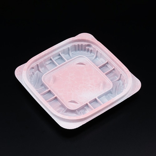 リスパック 惣菜容器 バイオ ホットリデュー 本体 200-B K-ふく桃 RHRD031 50枚/袋（ご注文単位40袋）【直送品】