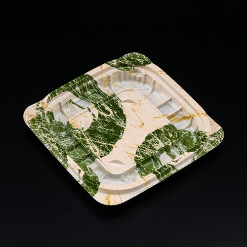 リスパック 惣菜容器 バイオ ホットリデュー 本体 200-B K-とう緑 RHRD034 50枚/袋（ご注文単位40袋）【直送品】