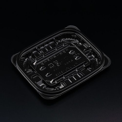 リスパック 惣菜容器 バイオ ホットリデュー 本体 230B K-黒 RHRD090 50枚/袋（ご注文単位32袋）【直送品】