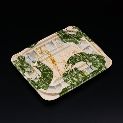 リスパック 惣菜容器 バイオ ホットリデュー 本体 230B K-とう緑 RHRD094 50枚/袋（ご注文単位32袋）【直送品】