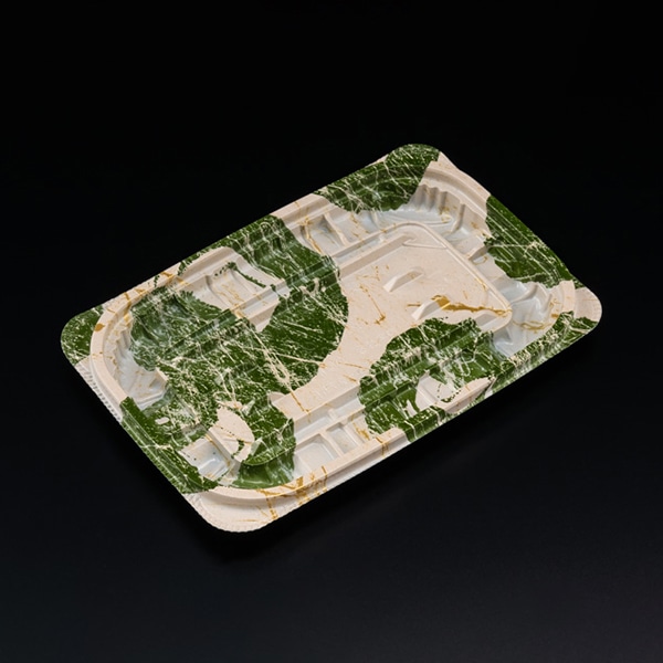 リスパック 惣菜容器 バイオ ホットリデュー 本体 275B K-とう緑 RHRD214 50枚/袋(ご注文単位24袋)【直送品】