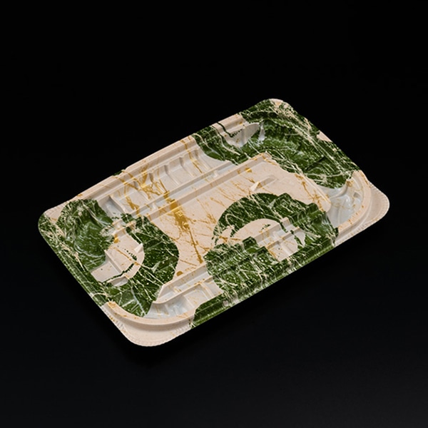 リスパック 惣菜容器 バイオ ホットリデュー 本体 280B K-とう緑 RHRD244 50枚/袋(ご注文単位24袋)【直送品】