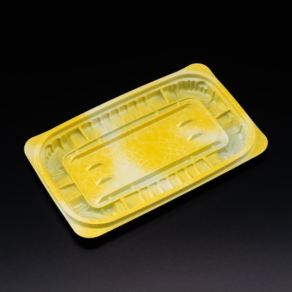 リスパック 惣菜容器 バイオ ホットリデュー 本体 295B K-ふく黄 RHRD272 50枚/袋(ご注文単位24袋)【直送品】