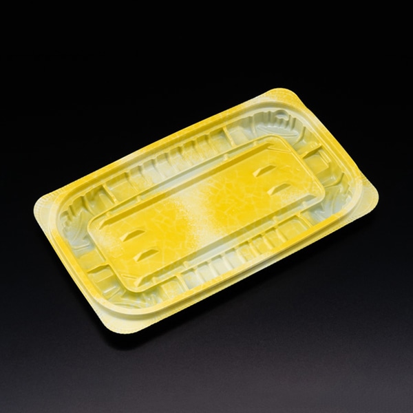 リスパック 惣菜容器 バイオ ホットリデュー 本体 300B K-ふく黄 RHRD302 50枚/袋(ご注文単位24袋)【直送品】