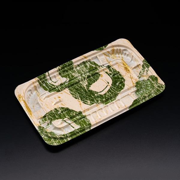 リスパック 惣菜容器 バイオ ホットリデュー 本体 300B K-とう緑 RHRD304 50枚/袋(ご注文単位24袋)【直送品】