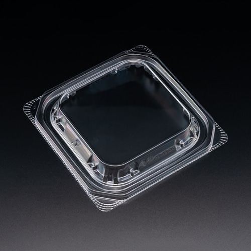 リスパック 軽食容器 バイオ 優角 内外嵌合蓋 13-13 OC PBQB095 100枚/袋（ご注文単位15袋）【直送品】