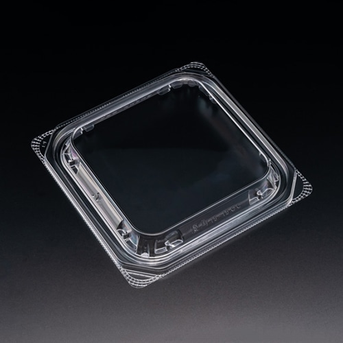 リスパック 軽食容器 バイオ 優角 内外嵌合蓋 15-15 OC PBQB295 100枚/袋（ご注文単位12袋）【直送品】