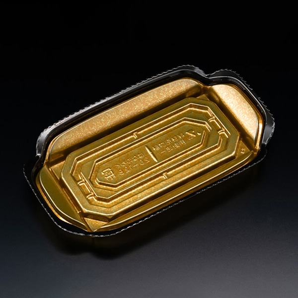 リスパック 刺身容器 バイオ 華ノ枠 本体 20-12B 真打金 FHNW305 50枚/袋（ご注文単位20袋）【直送品】