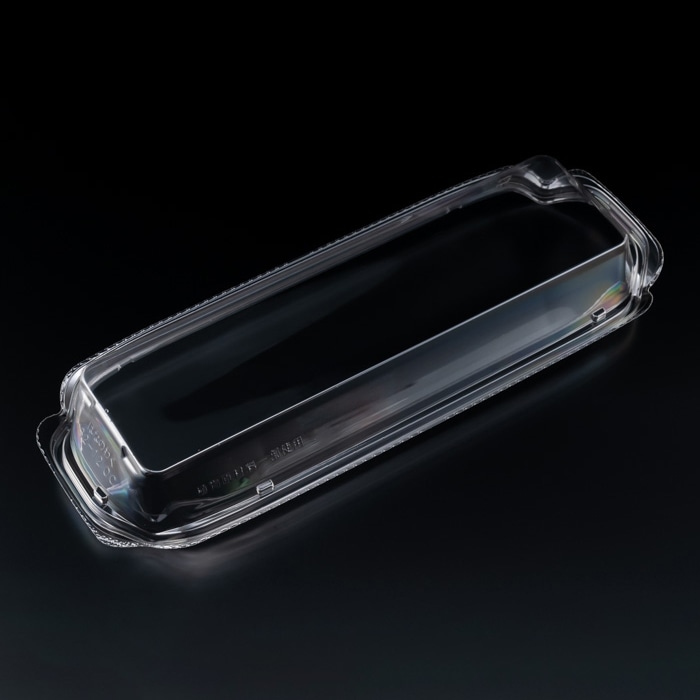 リスパック 刺身容器 バイオ 華ノ枠 スマート嵌合蓋 32-12 FHNW731 50枚/袋（ご注文単位12袋）【直送品】