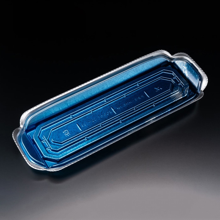 リスパック 刺身容器 バイオ 華ノ枠 本体 32-12B ゆう箔銀 FHNW706 50枚/袋（ご注文単位12袋）【直送品】