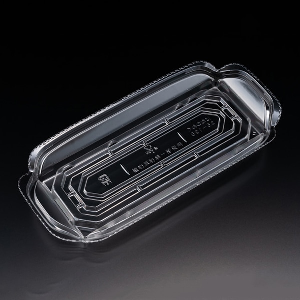 リスパック 刺身容器 バイオ 華ノ枠 本体 25-12B クリアー FHNW501 50枚/袋(ご注文単位16袋)【直送品】