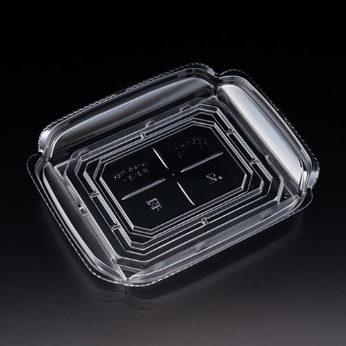 リスパック 刺身容器 バイオ 華ノ枠 本体 20-17B クリアー FHNW401 50枚/袋（ご注文単位12袋）【直送品】