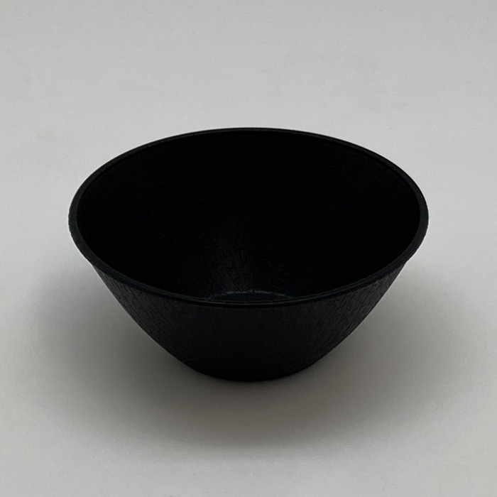 リスパック 軽食容器 バイオ フィネオウッド 本体 100-190 ブラック H09T101 25枚/袋（ご注文単位20袋）【直送品】