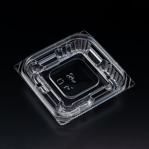 リスパック 惣菜容器 バイオ 優越 本体 11-11B クリアー PBDR010 50枚/袋(ご注文単位32袋)【直送品】