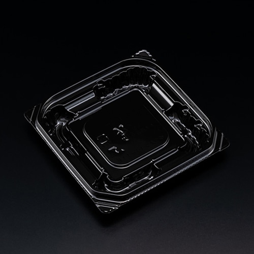 リスパック 惣菜容器 バイオ 優越 本体 11-11B 黒 PBDR011 50枚/袋(ご注文単位32袋)【直送品】