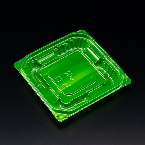 リスパック 惣菜容器 バイオ 優越 本体 11-11B ベロアグリーン PBDR015 50枚/袋(ご注文単位32袋)【直送品】