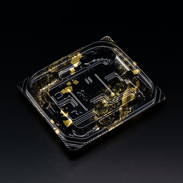 リスパック 惣菜容器 バイオ 優越 本体 13-11B はくが金 PBDR097 50枚/袋（ご注文単位32袋）【直送品】