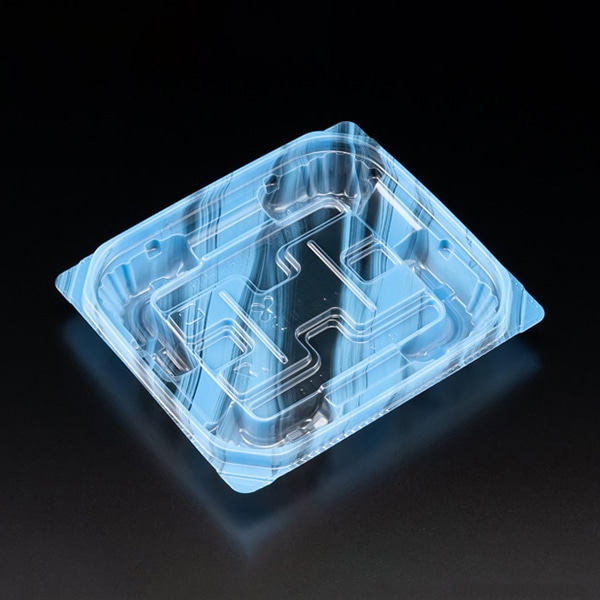 リスパック 惣菜容器 バイオ 優越 本体 13-11B りょうみ青 PBDR099 50枚/袋（ご注文単位32袋）【直送品】