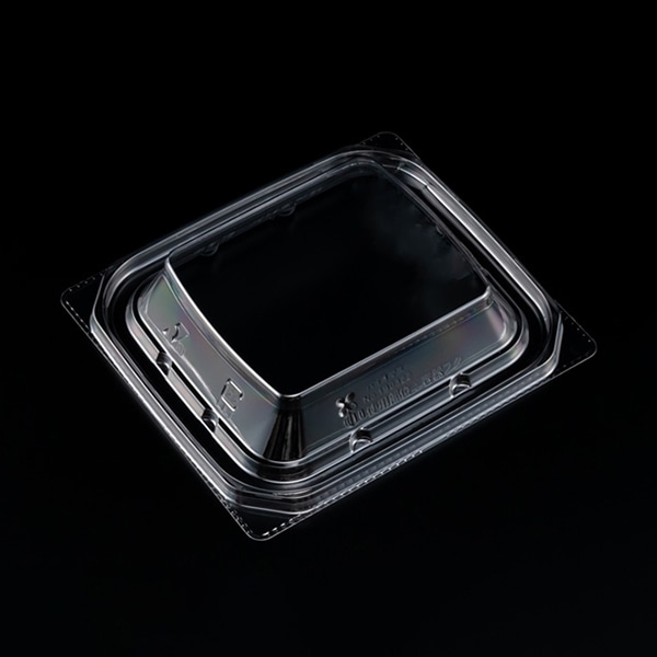 リスパック 惣菜容器 バイオ 優越 内外嵌合蓋 13-11ーOC PBDR128 50枚/袋（ご注文単位32袋）【直送品】