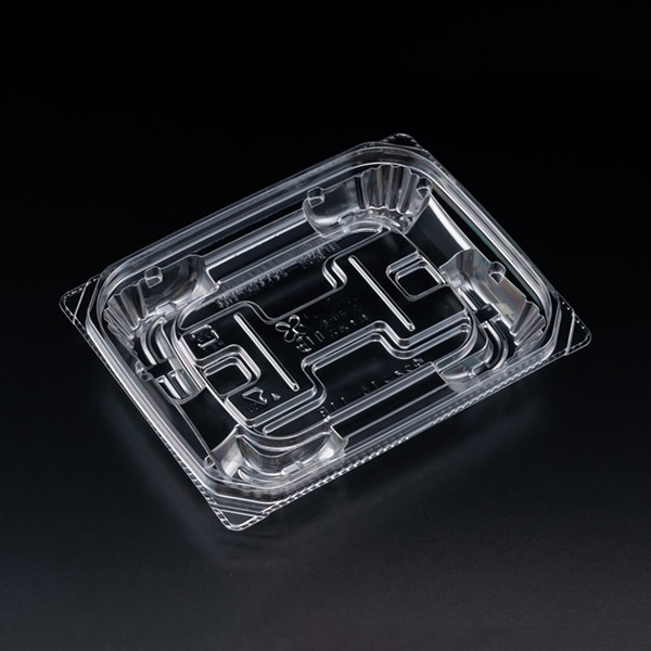 リスパック 惣菜容器 バイオ 優越 本体 15-11B クリアー PBDR210 50枚/袋（ご注文単位30袋）【直送品】