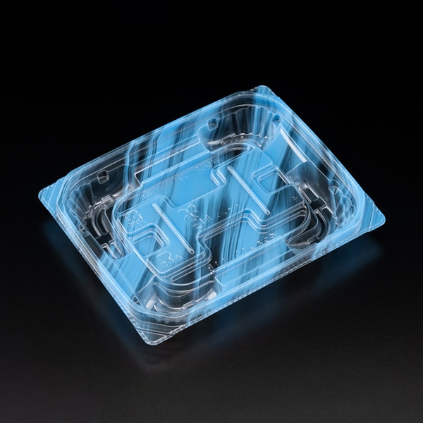 リスパック 惣菜容器 バイオ 優越 本体 15-11B りょうみ青 PBDR219 50枚/袋（ご注文単位30袋）【直送品】