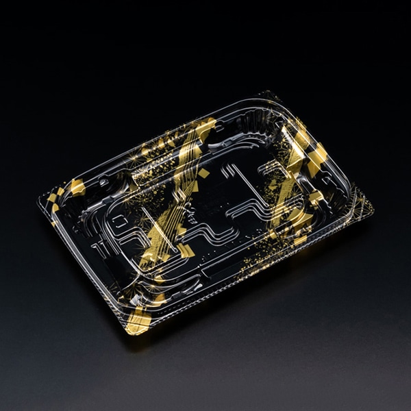 リスパック 惣菜容器 バイオ 優越 本体 17-11B はくが金 PBDR337 50枚/袋（ご注文単位24袋）【直送品】