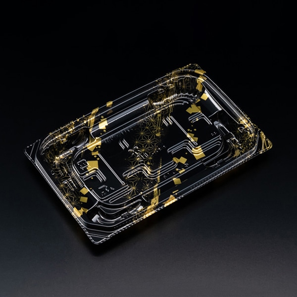 リスパック 惣菜容器 バイオ 優越 本体 18-11B はくが金 PBDR417 50枚/袋（ご注文単位24袋）【直送品】