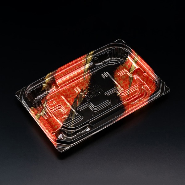 リスパック 惣菜容器 バイオ 優越 本体 18-11B ゆかし金 PBDR418 50枚/袋（ご注文単位24袋）【直送品】