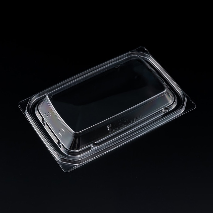 リスパック 惣菜容器 バイオ 優越 内外嵌合蓋 18-11ーOC PBDR448 50枚/袋（ご注文単位24袋）【直送品】