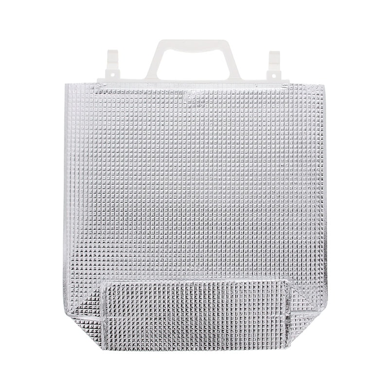 モロフジ 手提げ保冷角底袋 アイスL 白取手 200枚/箱(ご注文単位1箱)【直送品】