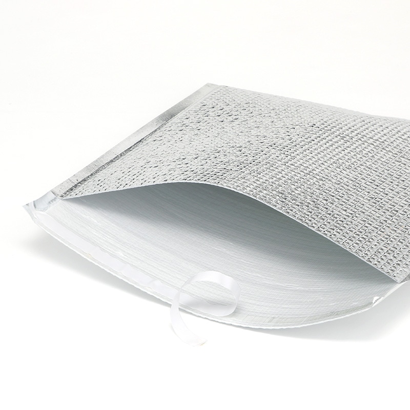 モロフジ 保冷平袋 封筒型 テープ付き ワイド 400枚/箱(ご注文単位1箱)【直送品】