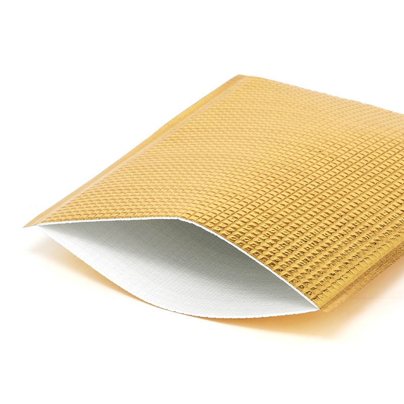 モロフジ 保冷平袋　ゴールド S　500枚 /箱（ご注文単位1箱）【直送品】