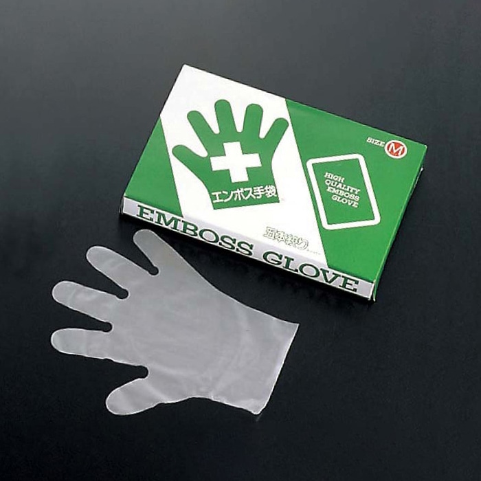 エコノミー　手袋　#28　化粧箱（五本絞り） 200枚入　L（外）27μ  1個（ご注文単位1個）【直送品】