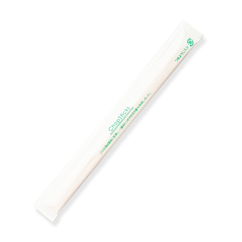 コンドル産業 割りばし アスペン元禄箸　既成竹色　S紙完封 7.5寸　楊枝入り 810010　100膳/袋（ご注文単位40袋）【直送品】