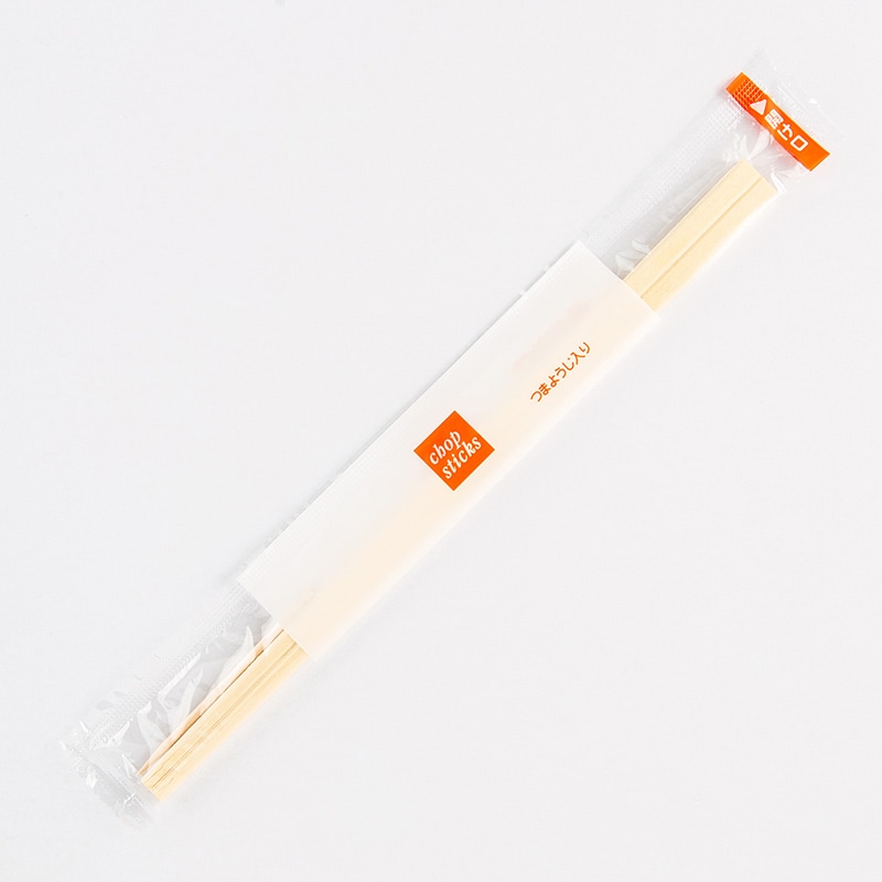コンドル産業 割りばし アスペン元禄箸 CHOP赤 OP完封 8寸 楊枝入り 815508 100膳/袋(ご注文単位40袋)【直送品】