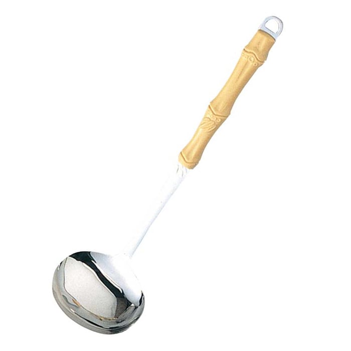 18-8　夕華　お玉　穴無　中（φ64）   1個（ご注文単位1個）【直送品】