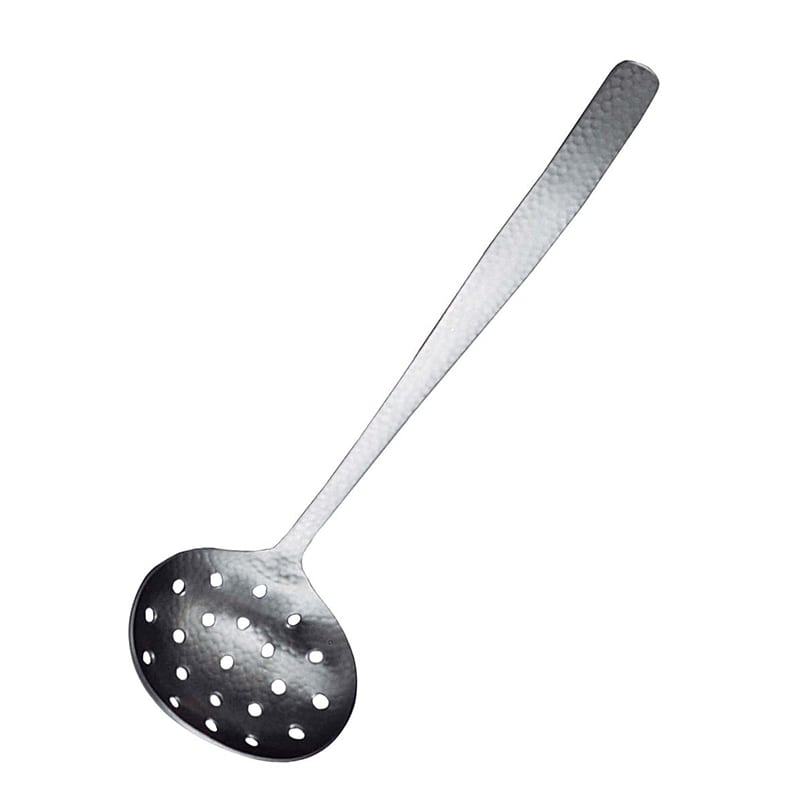 18-8　和味　槌目入　穴明お玉　中   1個（ご注文単位1個）【直送品】